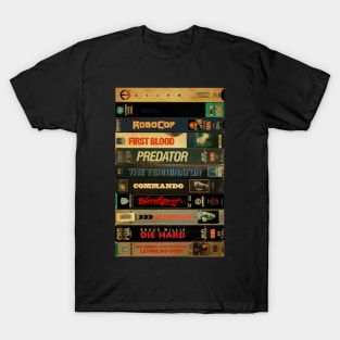 Retro Action Movie - Cassette Style T-Shirt